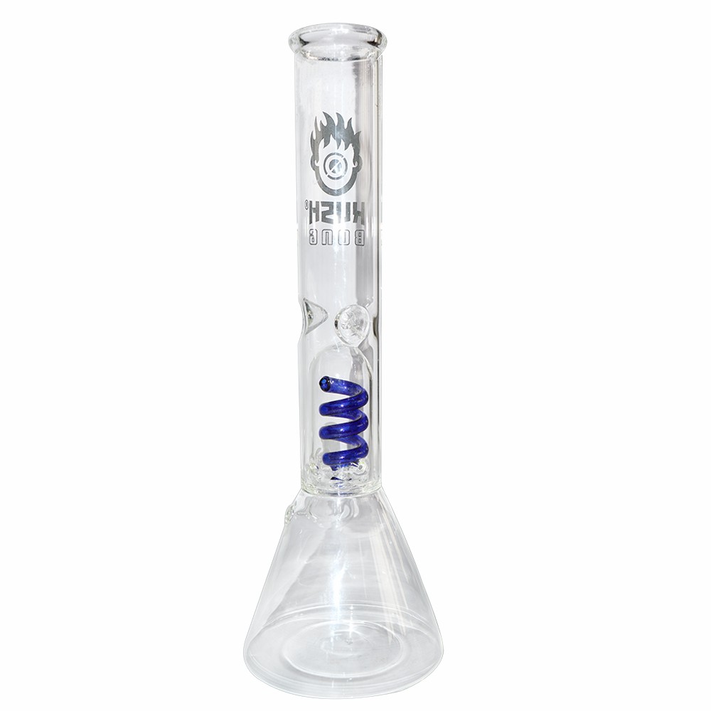 12 Inch Decal Print ring Glass Ice Bong  