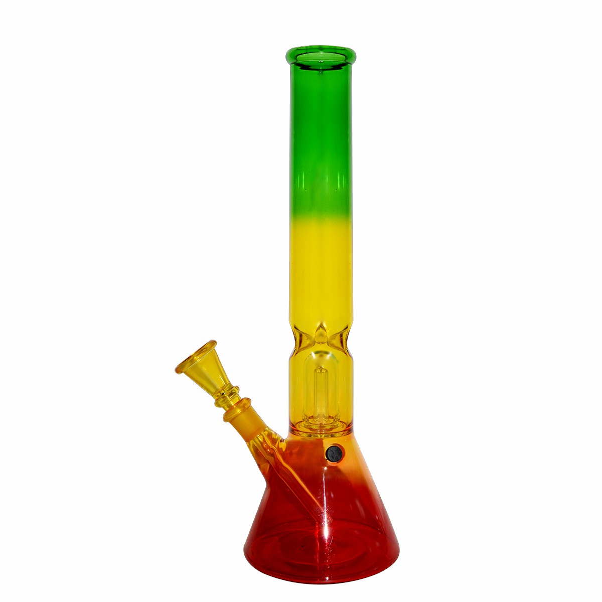 Multicolor Top Glass Ice Bong 