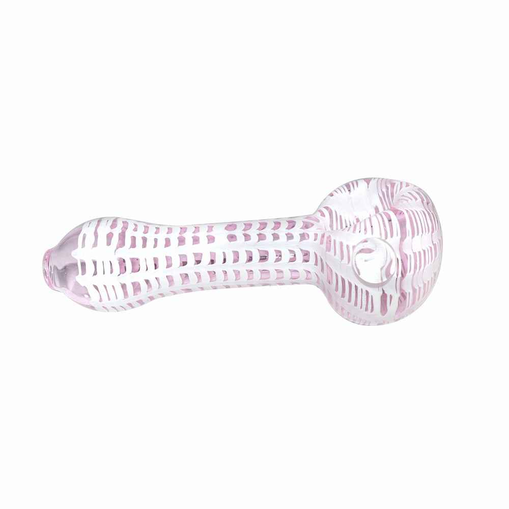  Pink Jali Design Glass Pipe (10cm)