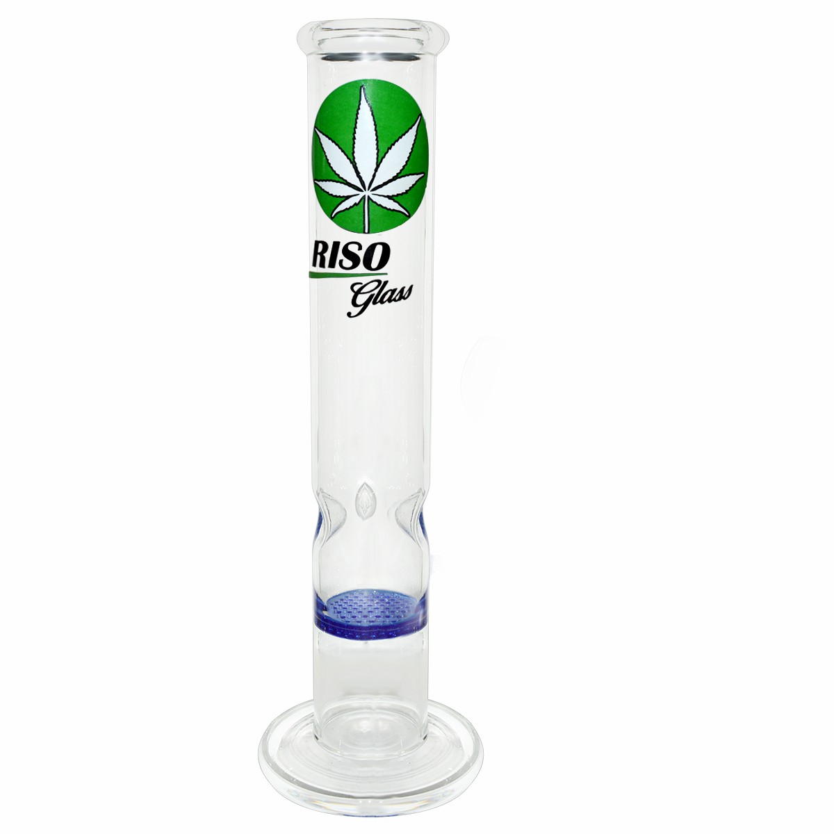 10 Inch Decal Print Glass Ice Bong