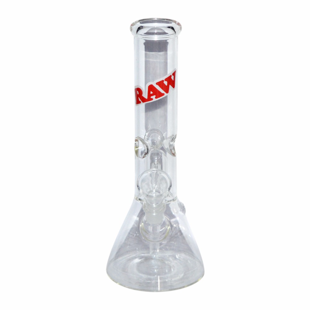 10 Inch Decal Print Glass Ice Bong 