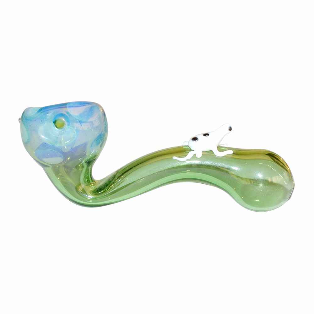 Natural  Color Glass Pipe (8cm) 