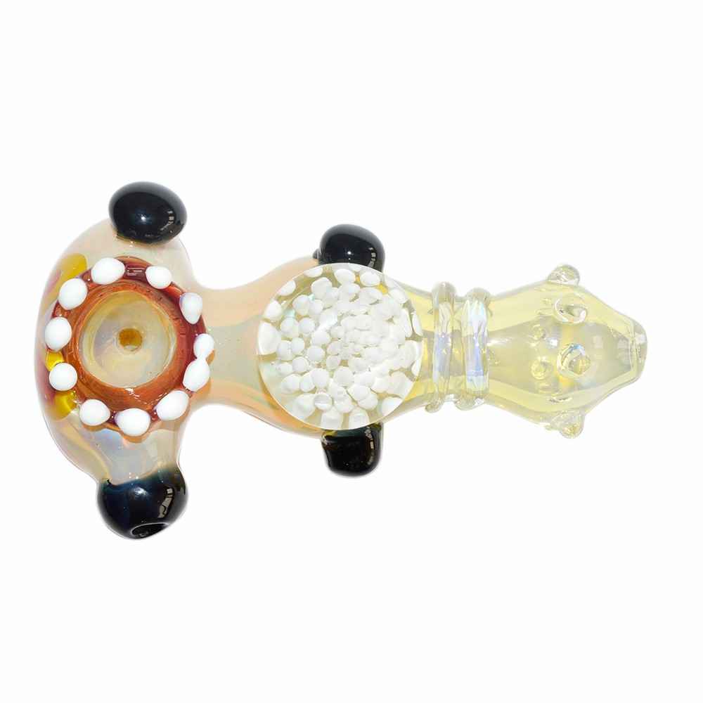 Bubble Color Glass Pipe (10cm)