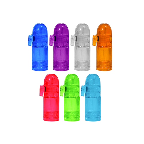 3ml Acrylic & Glass Bullet Sniffer Container Bottle