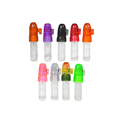 5ml Acrylic & Glass Bullet Sniffer Container Bottle