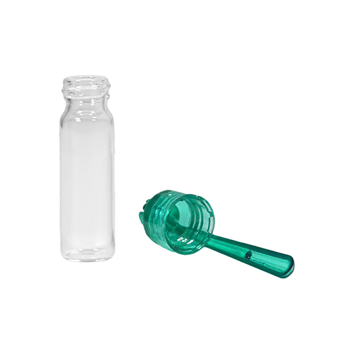 5ml Clear Snuff Bottle With Spoon