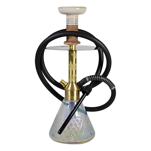 New Eagle Design  Hookah  With Silicon Pipe (100% Brass Metal) 16inch 