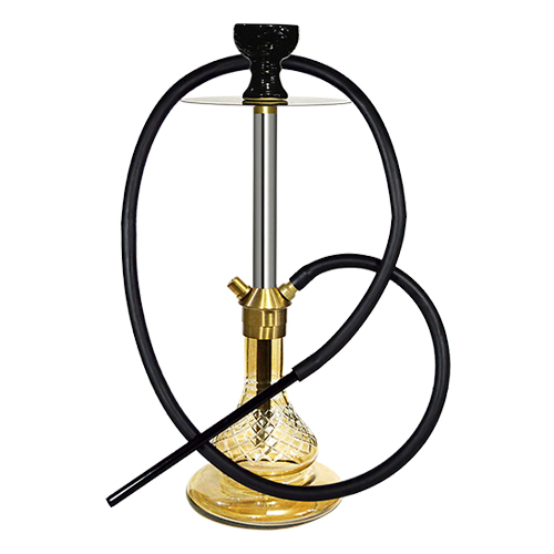 Camel  Brass  Hookah  With Silicon Pipe (100% Brass Metal) 21nch 