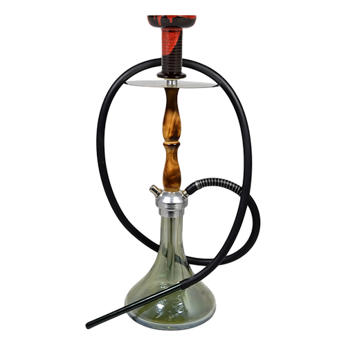 Aluminum  Hookah With Silicon Pipe 23Inch