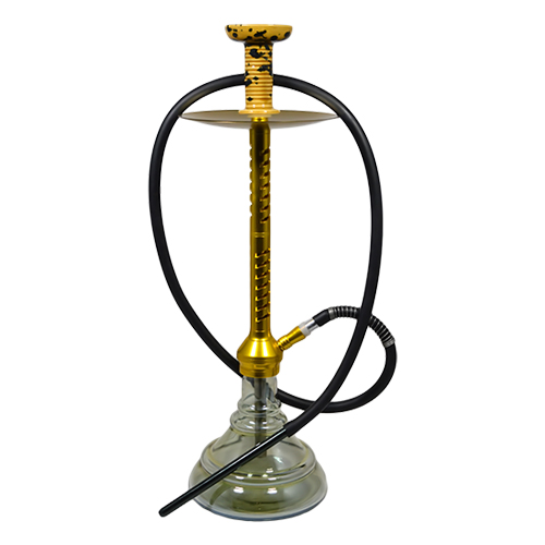Aluminum Hookah With Silicon Pipe 25Inch