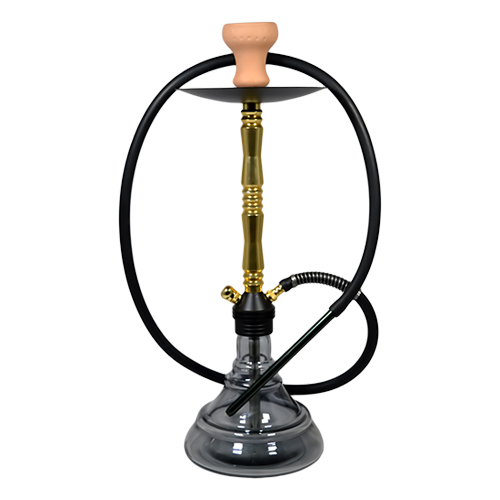 Aluminum   Hookah With Silicon Pipe 25Inch