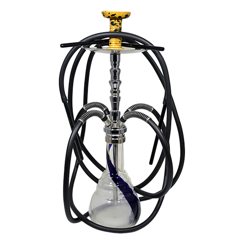 Steel Four Hose Hookah With Silicon Pipe 25Inch