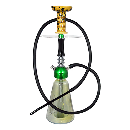 15 Inch Aluminum Hookah With Silicone Pipe