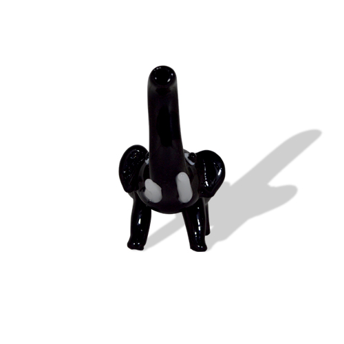 Elephant Glass Figure Color  Pipe