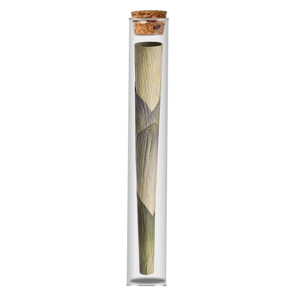 Green Lotus Petal Single CT cone With Glass tube King Size 109mm