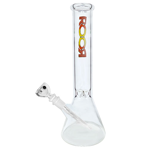 10 Inch Classic Design Decal Print  Glass Ice Bong  
