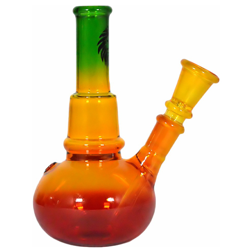 6 Inch Printed Color Glass Bong 