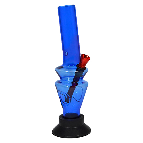 8 Inch  Acrylic Water Bong (30mm, Blue)
