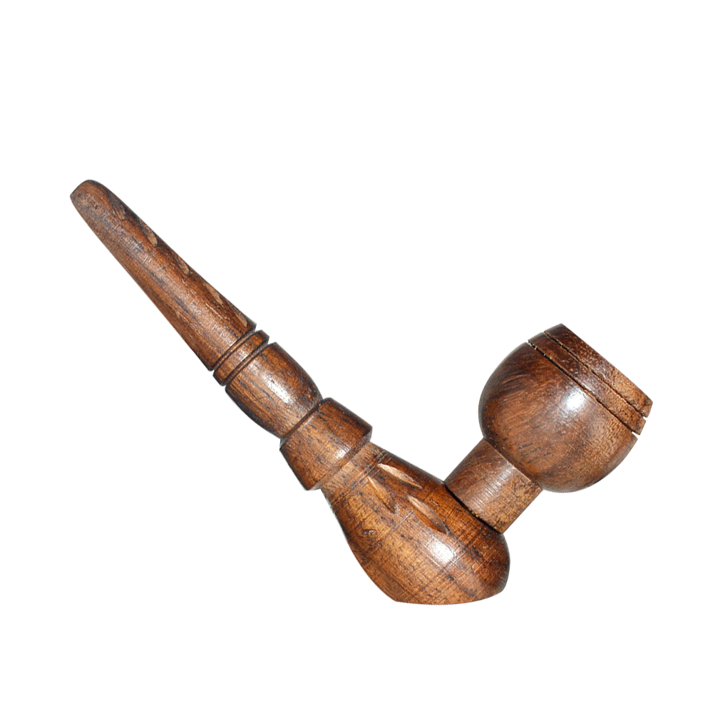 4-Inch Standing Cutting Wooden Smoke Pipe