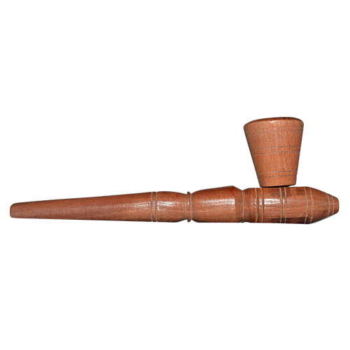5-Inch Wooden Smoking Pipe (Brown)