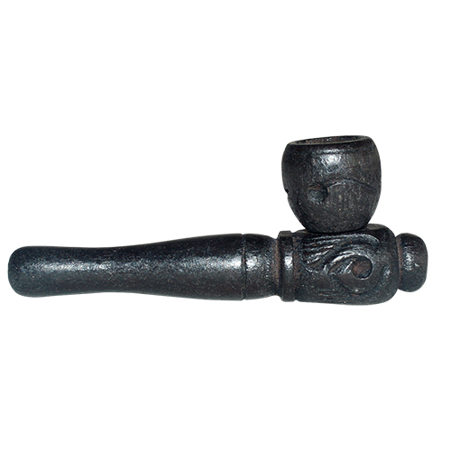 3-Inch Wooden Smoking Pipe (Black)