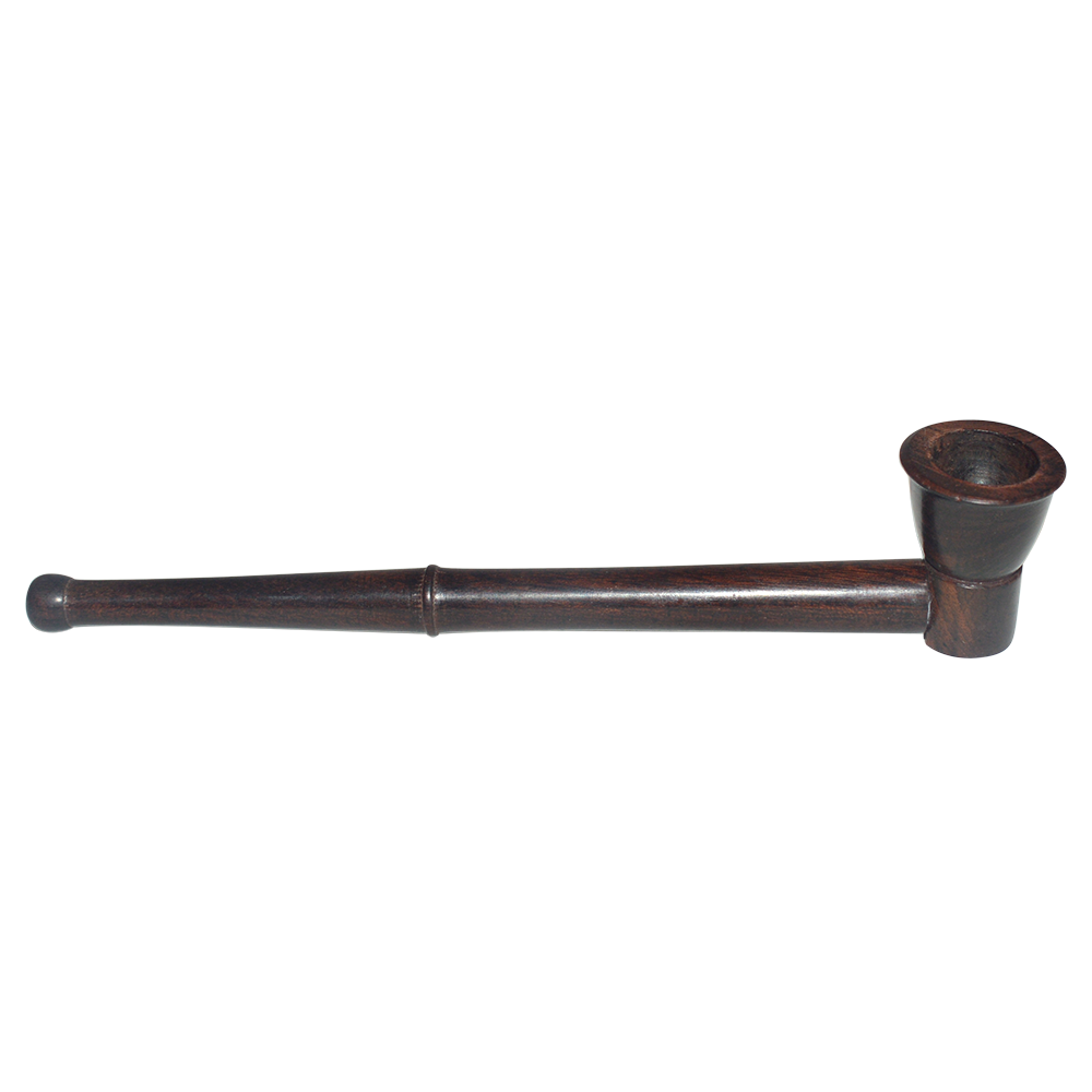 6-Inch Nigali Wooden Pipe (Brown)