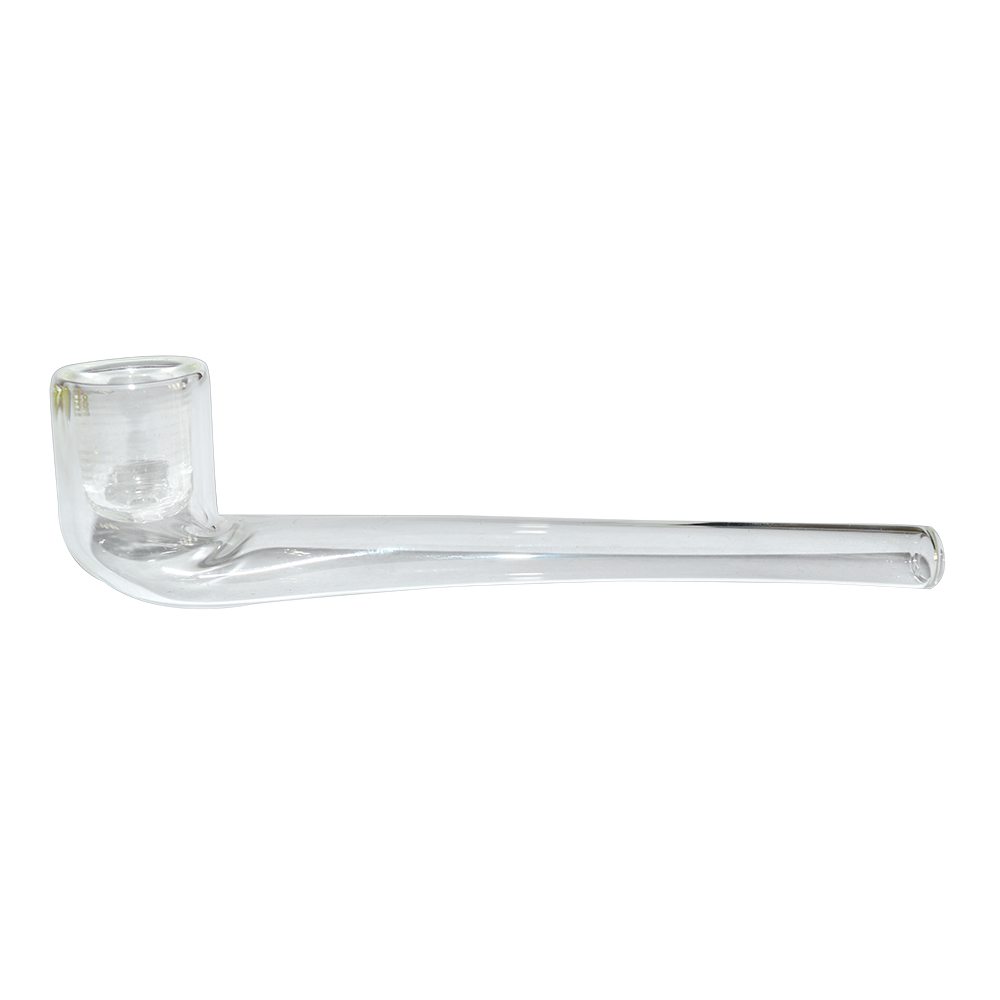 12 Cm Transparent Glass pipe