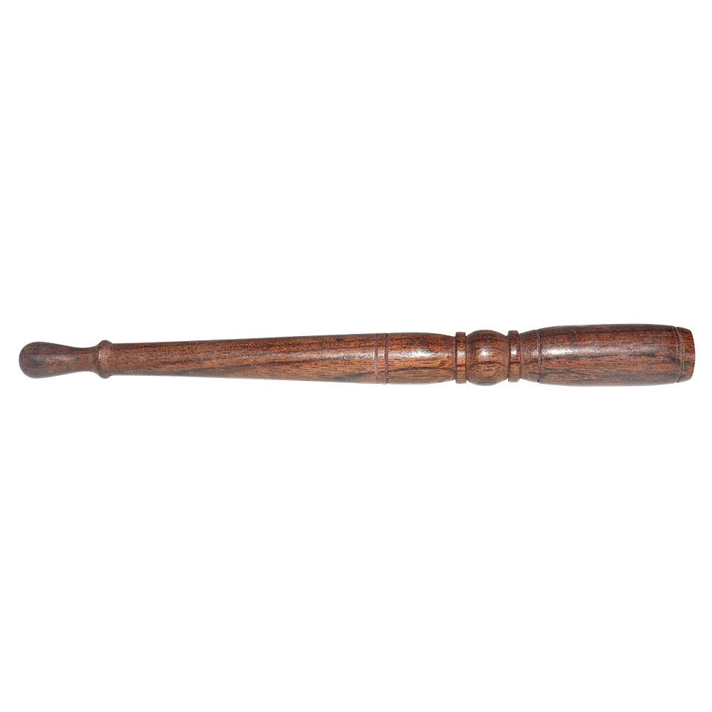 6-Inch Long Wooden Chillum Pipe (Brown)