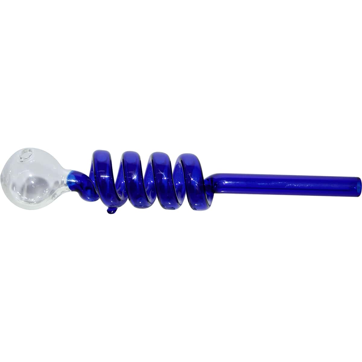 12 cm  Color Glass Oil Spiral  Pipe