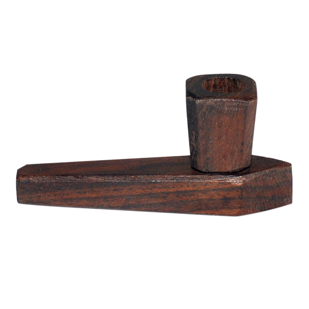 3-Inch WOODEN FANCY SMOKING PIPE (Brown)