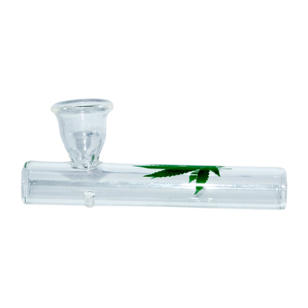 12 cm  Natural Color  Glass  Pipe