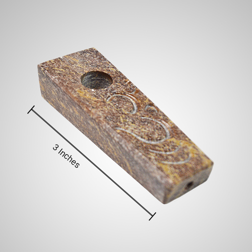 Stone Smoking Pipe 8CM  78gm