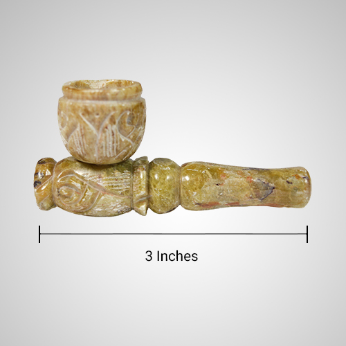 Stone Smoking Pipe 8CM  54gm