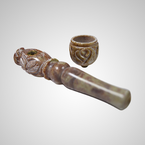 Stone Smoking Pipe 10CM 70gm